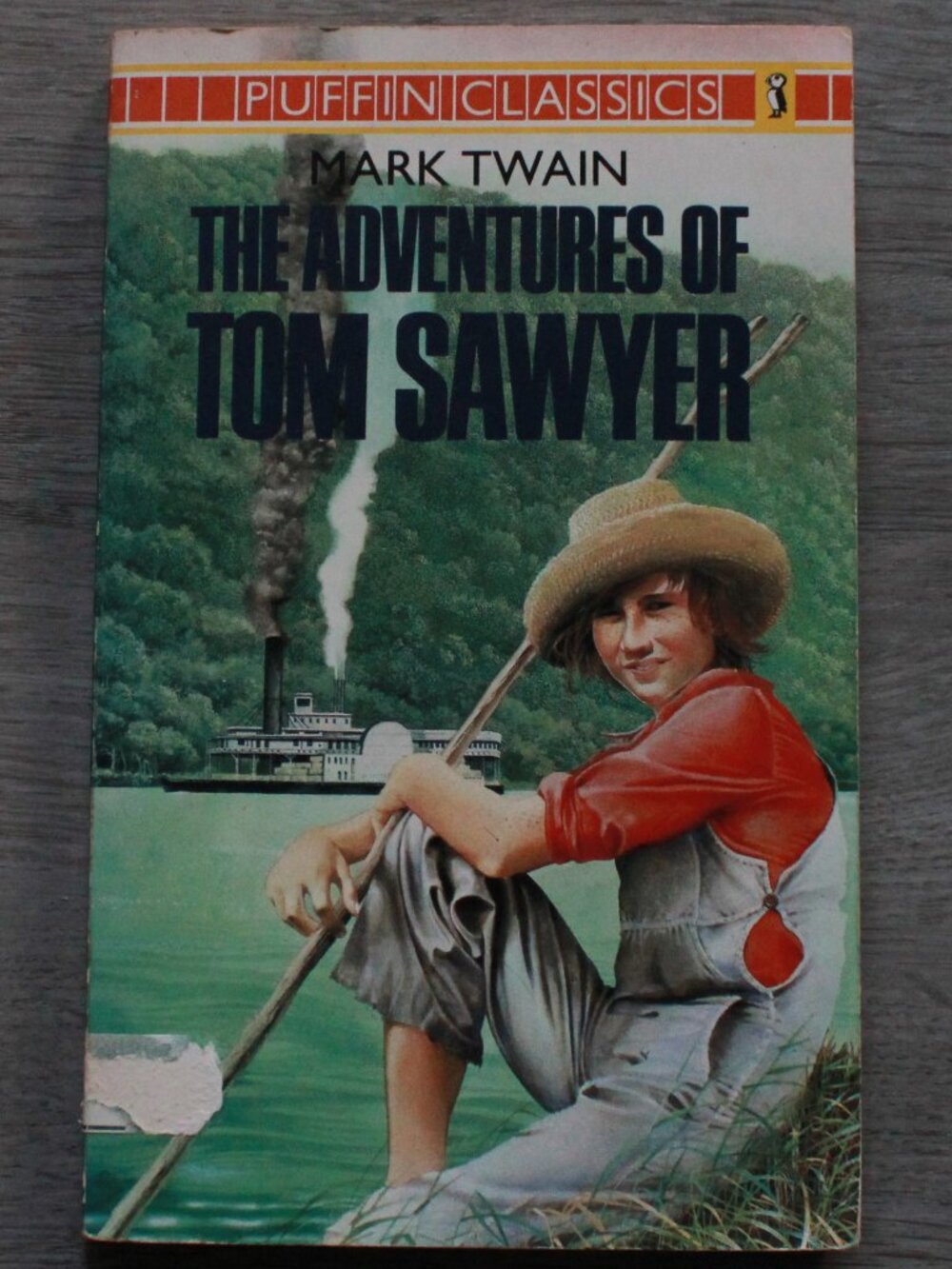 Vintage Puffin Classics 1983 "The Adventures of Tom Sawyer" Paperback Book